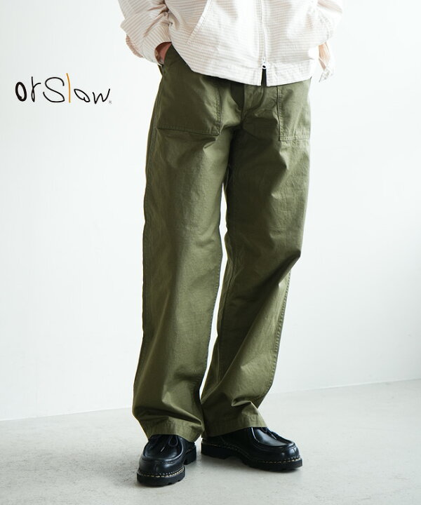 楽天市場】orSlow(オアスロウ) U.S.ARMY FATIGUE PANTS RIP STOP 