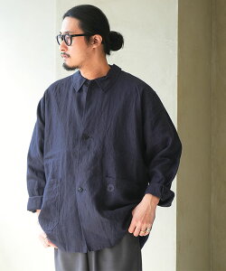 ORCIVAL(�I�[�V�o��/�I�[�`�o��) COVERALLS SHIRT �J�o�[�I�[���V���c �����Y �g�b�v�X [OR-B0456YLM]