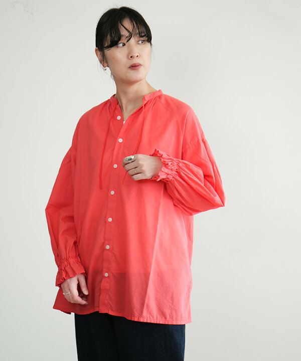 楽天市場】【SALE 50%OFF】grin(グリン)100/2 ボイル ラグランスモック 