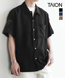 【SALE 10%OFF】TAION(タイオン) ノンダウン ジャパンスペシャル ハーフスリーブ レーヨンシャツ メンズ トップス [TAION-NDSH09JS-HS-2] セール