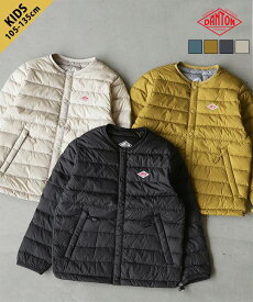 ◇【保存袋あり】DANTON(ダントン)KIDS' INNER DOWN CREWNECK JACKET キッズインナーダウンクルーネックジャケット [DT-A0047RRT]