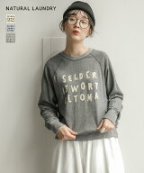 NATURAL LAUNDRY(ナチュラルランドリー) ミニ裏毛セルデライプリントラグランT レディース トップス プル…