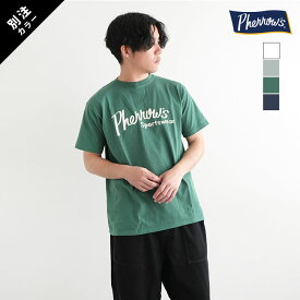 [23S-PT1]PHERROW'S(フェローズ) 別注色あり 半袖プリントTシャツ 【メール便対応可】