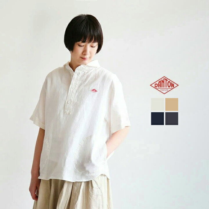 楽天市場】◇ DANTON(ダントン) リネンショートスリーブプルオーバー 