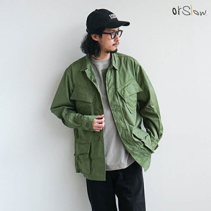 楽天市場】[01-6010NR-76]orSlow(オアスロウ) US ARMY TROPICAL JACKET 