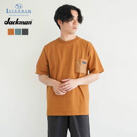 [JM5870LV2]Jackman×Lavenham(ジャックマン×ラベンハム) Dotsume Pocket T-Shirt(度詰めポケットティーシャツ)/メンズ/トップス/Tシャツ/半袖/ブランド