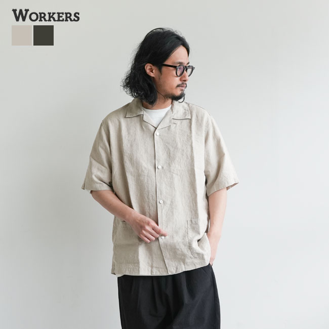 楽天市場】【SALE 20%OFF】[Open-Collar-Shirt]WORKERS(ワーカーズ
