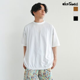 【30%OFF】[WT23042KB]WILD THINGS(ワイルドシングス) ICEPACK OVERSIZE T(アイスパックオーバーサイズT)/メンズ/Tシャツ/オーバーサイズ/ビッグシルエット