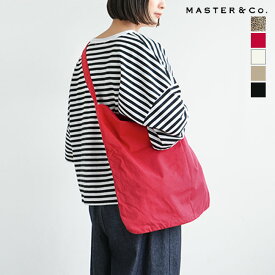 [MC392] MASTER&Co.(マスターアンドコー) ONE SHOULDER BAG(コットンワンショルダーバッグ)