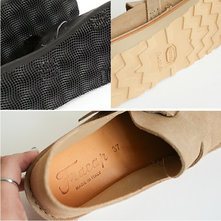 楽天市場】[r007] FRACAP(フラカップ) Sandalo art.R007/レザー 