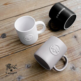 ◇【国内正規販売店】[54172304498]IL BISONTE(イルビゾンテ) mug cup モノトーン マグ/カップ/コップ