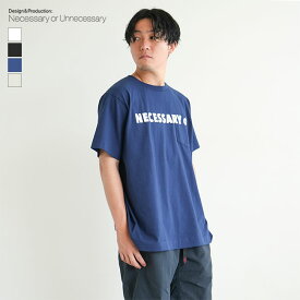 [90011907]NECESSARY or UNNECESSARY/N.O.UN(ネセサリーオアアンネセサリー/ナウン) NOUN T POCKET(ナウンティーポケット)メンズ/トップス/Tシャツ/カットソー