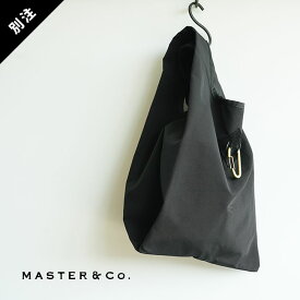 【TIME SALE 20%OFF】[MC1486WH]MASTER&Co.(マスターアンドコー) 別注 60/40 CLOTH ECO BAG SMALL with KARABINER(ロクヨンクロス エコバッグS＋カラビナ)