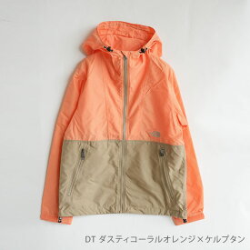 ◇[NPW72230]【収納袋付き】THE NORTH FACE(ザ・ノースフェイス) Compact Jacket(コンパクトジャケット) ライトアウター フード付き 上着 レディース