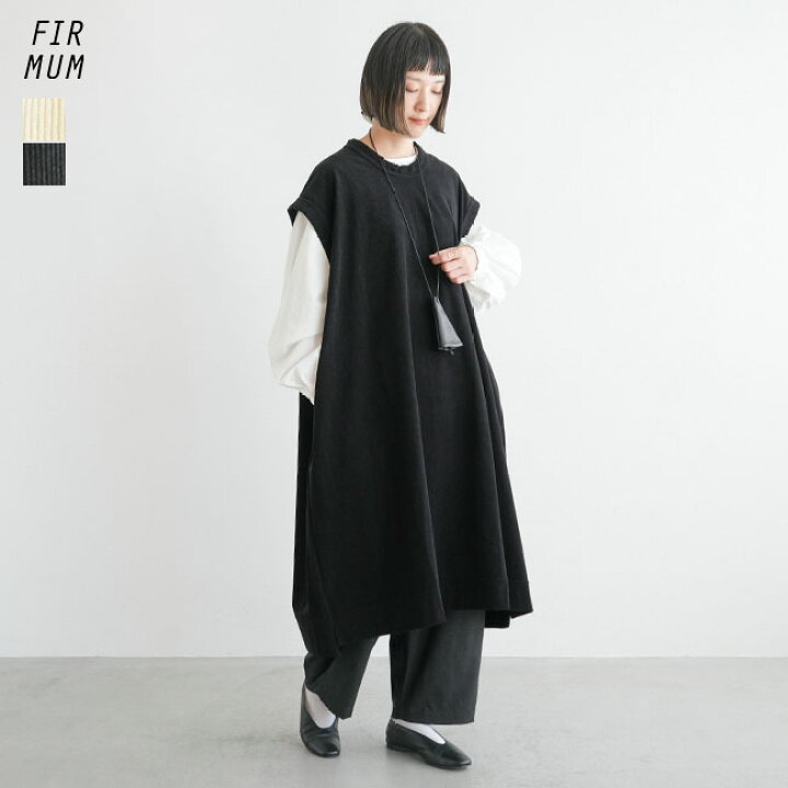 楽天市場】FIRMUM(フィルマム) 経編コーデュロイロングベスト/タンク 