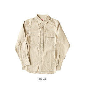 【30%OFF】[102235204]BIG MIKE(ビッグマイク)HEAVY FLANNEL SHIRTS - BEIGE(ヘビーフランネルシャツ - ベージュ)