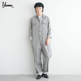 [YAR-23AWP6]Yarmo(ヤーモ) Boiler Suit(ボイラースーツ)/レディース/つなぎ/オールインワン