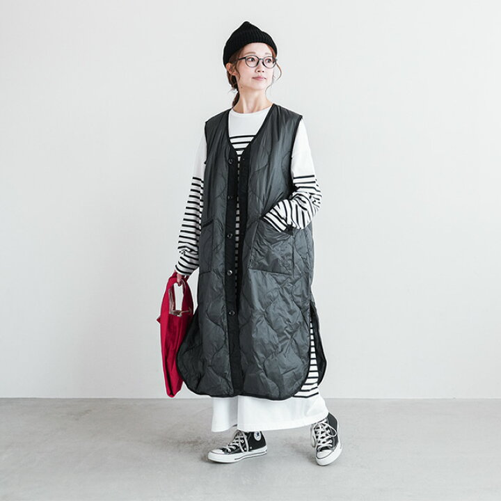 楽天市場】【SALE 50%OFF】[poche-quilt-vest]solamonat poche 
