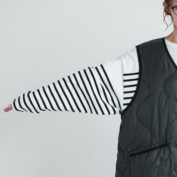 楽天市場】【SALE 50%OFF】[poche-quilt-vest]solamonat poche 
