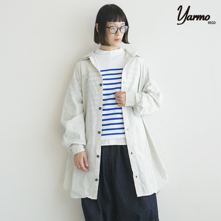 楽天市場】【50%OFF】[YAR-23AWS23]Yarmo(ヤーモ) Hooded Shirts 