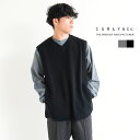 【SALE 50%OFF】[233-00091]CURLY&Co.(カーリー) KNIT-SAWN VEST ニットソーベスト