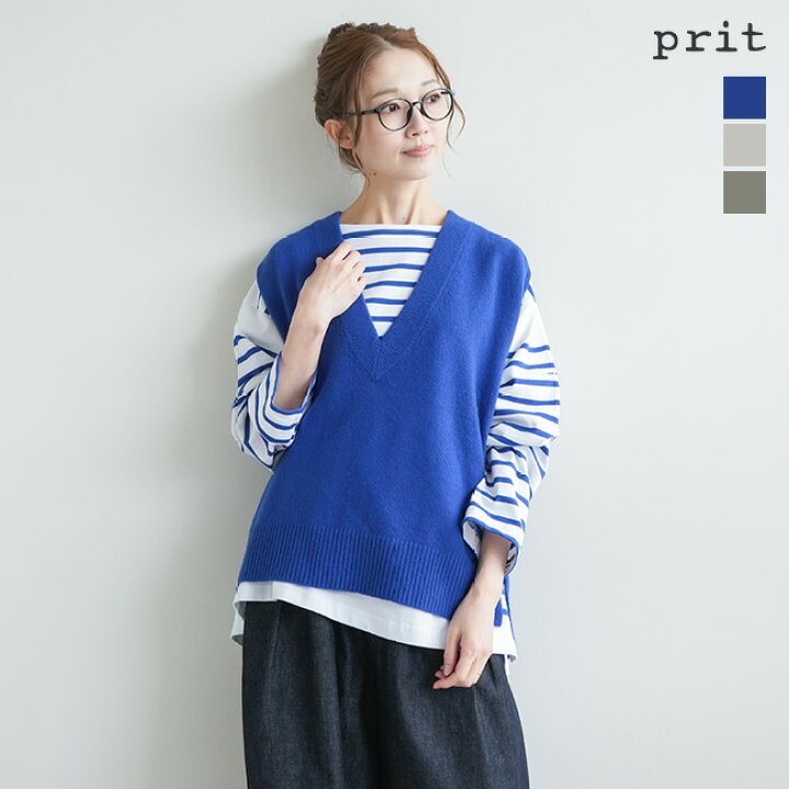 楽天市場】【SALE 50%OFF】[P904105]prit(プリット)1/14ウール混7G天竺 