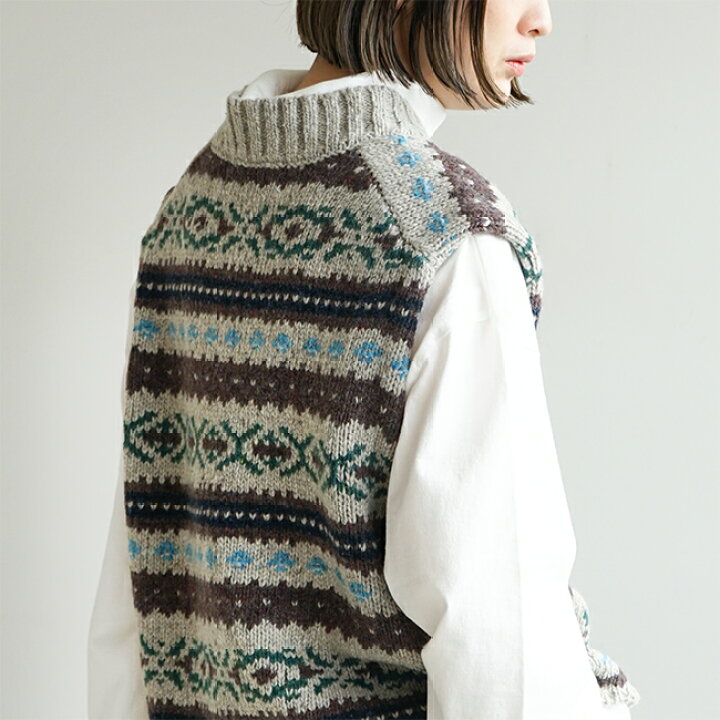 楽天市場】[23AMSNI06]THE SHINZONE(ザ シンゾーン) FAIR ISLE VEST 