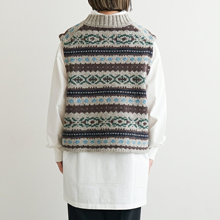楽天市場】[23AMSNI06]THE SHINZONE(ザ シンゾーン) FAIR ISLE VEST 