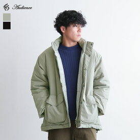 【50%OFF】[AUD7195]Audience(オーディエンス) 60/40クロス Sorona Dupont（ソロナ/デュポン社製） 中綿コールドウェザージャケット 黒 ブラック ブラウン 茶