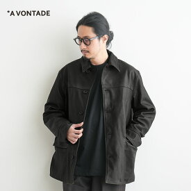 【30%OFF】[RD-0102-23AW]A VONTADE(アボンタージ) Leather Car Coat レザーカーコート