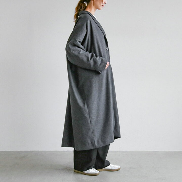 楽天市場】[4-270016]mizuiro ind(ミズイロインド) wide tailored coat 