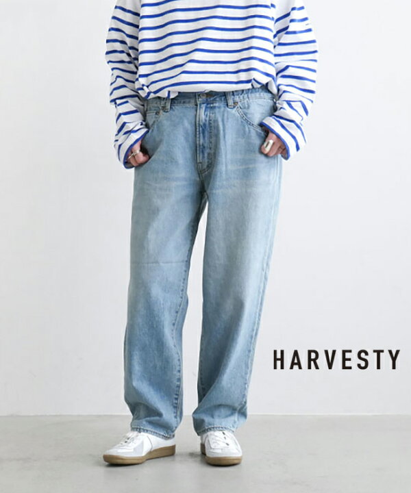 楽天市場】[A12301]HARVESTY(ハーベスティ) BIG DENIM 5POKET PT 