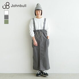 [JL241K01]JOHNBULL(ジョンブル) ヴィンテージウェザーサスペンダースカート ボトムス サロペットスカート ジャンパースカート ロング丈