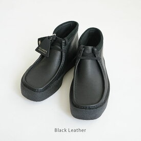 【30%OFF】[26163169]【替え紐あり】[国内正規販売店]Clarks(クラークス) WallabeeCup Bt(ワラビーカップブーツ)/靴/モカシン/レースアップ/本革/メンズ