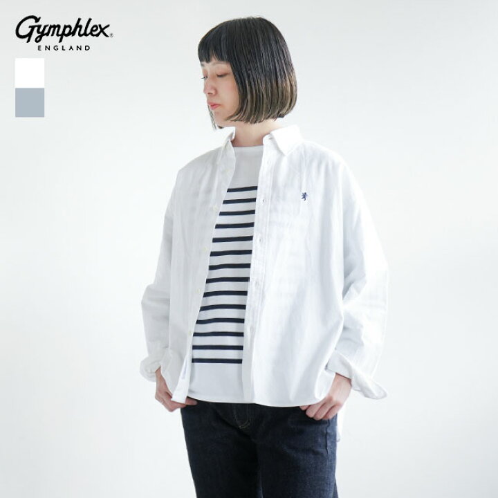 楽天市場】Gymphlex(ジムフレックス) SHORT B.D.SHIRT L/S(ショート 