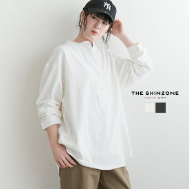 [23SMSCU07]THE SHINZONE(ザ シンゾーン) MILITALY HENLEY PULLOVER(ミリタリーヘンリープルオーバー)/シャツ/ブラウス/トップス/レディース