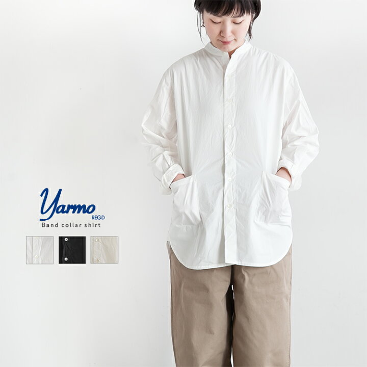楽天市場】Yarmo(ヤーモ) バンドカラーシャツ 【メール便対応可】SS 
