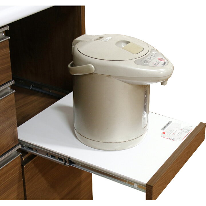 楽天市場】キッチンカウンター 完成品 幅90cm ホワイト 白 ブラウン 