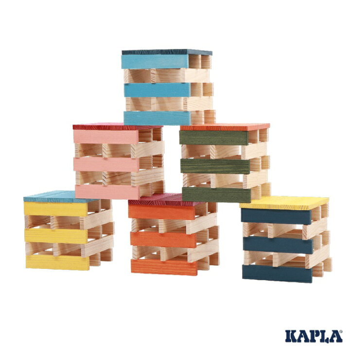 楽天市場】KAPLA カプラ オクトカラー 正規輸入品 木のおもちゃ KAPLA 