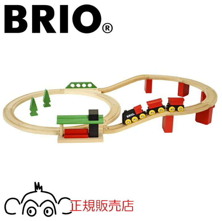 楽天市場】ブリオ BRIO クラシックDXレールセット 33424 汽車レール 