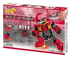 メール便可　ラキュー ビルドアップロボ アレックス　LaQ　ロボット 知育玩具　知育ブロック 男の子 かしこくなる おもちゃ