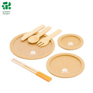 はじめてのおままごと 食器7点セット【 ウッディプッディ 木のおもちゃ おままごと WOODYPUDDY木製 おま…