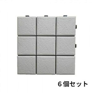 ウッドデッキパネル 床タイル フロアタイル ベランダタイル 床材 ベランダ バルコニー 庭 タイル パネル フロア デッキ ガーデン テラス 6個 30×30 diy 置くだけ ウッドタイル ウッドパネル ジ