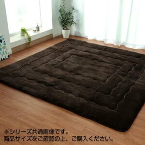 ラグ カーペット おしゃれ ラグマット 絨毯 北欧 安い じゅうたん 厚手 マット リビング 部屋 床 こたつ敷布団 中敷き 敷きマット 220×220 4畳半 6畳 ブラウン