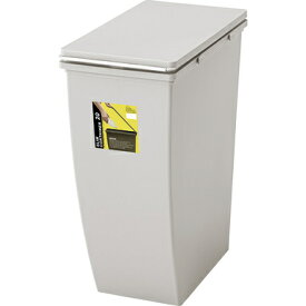 ゴミ箱 おしゃれ ごみ箱 ダストボックス スリム 縦型 オフィス トイレ キッチン リビング カフェ グレー 約 幅20 奥行38.4 高さ43