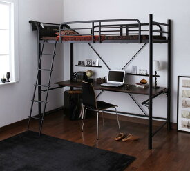 楽天市場 ロフトベッド セミダブル ベッド 子供部屋用インテリア 寝具 収納 インテリア 寝具 収納の通販