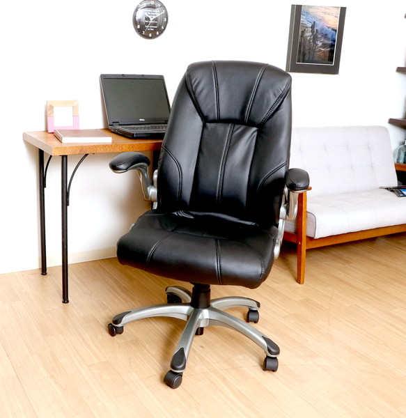 オフィスチェア 事務椅子 キャスター付き椅子 キャスター 椅子 パソコンチェア デスクチェア ブラック オンライン購入 インテリア・寝具・収納 