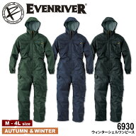 【期間限定！70％OFF】 イーブンリバー EVENRIVER 6930 ウィンターシェルワンピース [ つなぎ ツナギ パ…