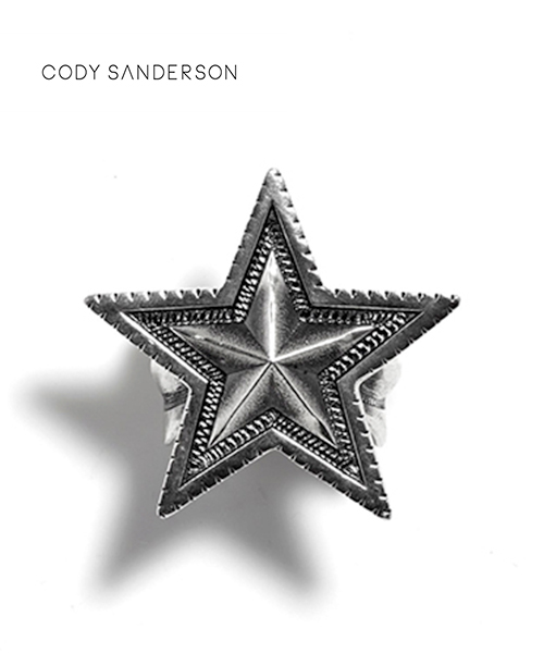 18％OFF 人気モチーフであるスターデザインのリング CODY SANDERSON Medium Star ミディアム スター コディーサンダーソン 通販 アメリカ インディアン アクセサリー ジュエリー SILVER リング レディース 星 シルバー ユニセックス メンズ 指輪 925 人気激安