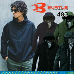 BURTLE バートル 480 フーディジャケット 秋冬 メンズ レディース ユニセックス 作業服 防風 撥水 ストレッチ ジャケット